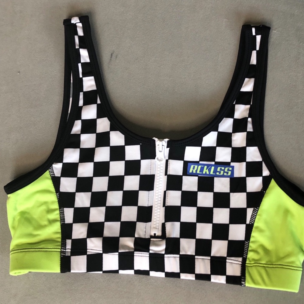 Young & Reckless zip down sports bra